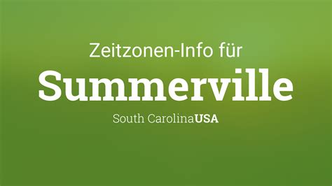 zeitzone south carolina.